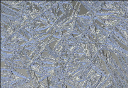 frost on window pane